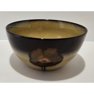 Vintage Pfaltzgraff Painted Poppies Soup Cereal Bowl - 6"D 3"H